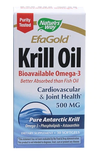 Nature's Way EfaGold® Krill Oil 500 mg - 30 Cápsulas Softgel: Saúde e Bem-Estar Essenciais