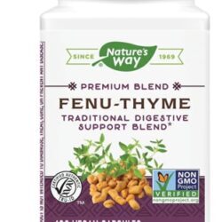 Nature's Way Fenu-Thyme 100 Cápsulas Vegetarianas - Suporte Respiratório e Digestivo