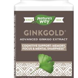 Nature's Way Ginkgold® 100 Comprimidos - Suplemento de Ginkgo Biloba para Saúde Cerebral