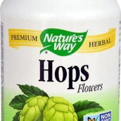 Nature's Way Flor de Lúpulo 310mg - 100 Cápsulas Vegetarianas: Conforto Natural e Bem-Estar