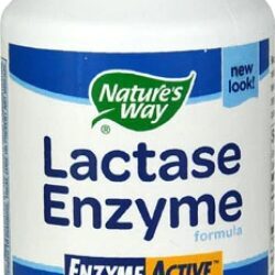 Nature's Way Fórmula de Enzima Lactase - 100 Cápsulas | Alívio da Intolerância à Lactose
