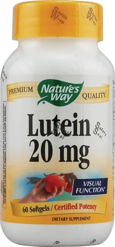 Nature's Way Luteína 20 mg - 60 Cápsulas Softgel: Saúde Ocular e Bem-Estar