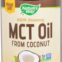 Nature's Way Óleo MCT de Coco Puro 887ml (30 fl oz) - Energia e Bem-Estar
