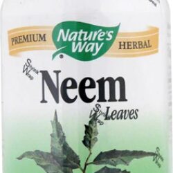 Nature's Way Folha de Neem 950mg: 100 Cápsulas Veganas para Bem-Estar Holístico
