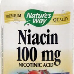 Nature's Way Niacina 100mg - 100 Cápsulas: Vitalidade e Bem-Estar Essencial