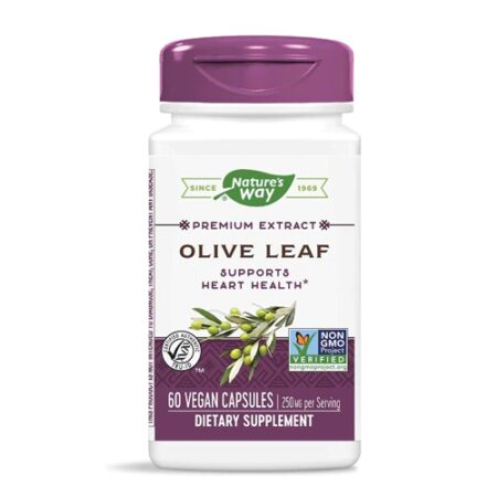 Nature's Way Olive Leaf -- 250 mg per Serving - 60 Vegan Capsules