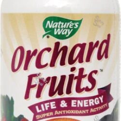 Nature's Way Orchard Fruits Suplemento de Frutas 60 Cápsulas Vegetarianas Bem-Estar Completo
