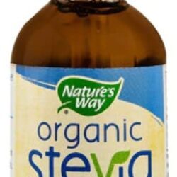 Adoçante Orgânico Nature's Way Stevia Original - 59ml (2 fl oz) - Zero Calorias e Natural