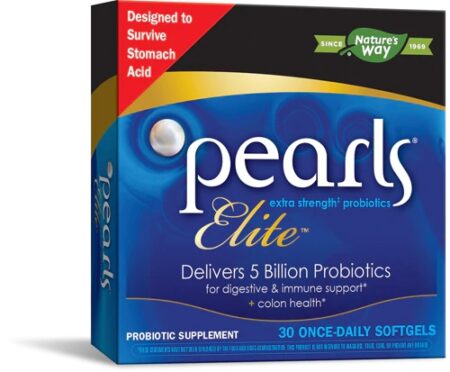 Nature's Way Pearls Elite™ -- 5 billion CFU - 30 Once Daily Softgels