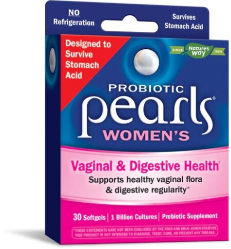 Nature's Way Pearls Women's Probiotic -- 1 Billion Cultures - 30 Softgels