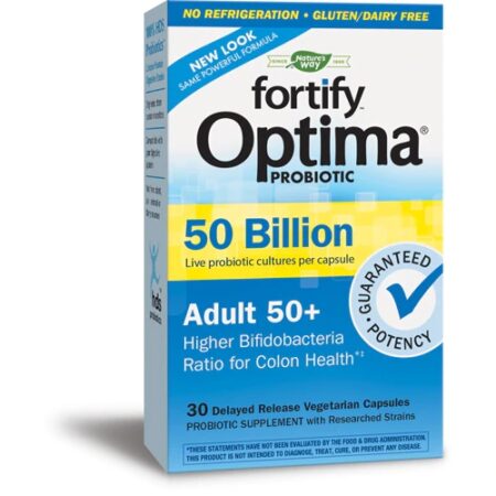 Nature's Way Primadophilus® Optima Active HDS Probiotics™ Adult 50 plus -- 50 billion - 30 Vegetarian Capsules