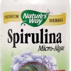 Nature's Way Spirulina Micro-Algas 100 Cápsulas Veganas - Superalimento Natural