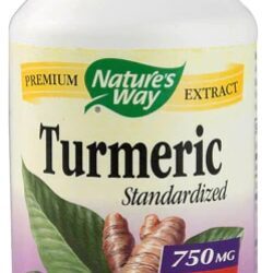 Nature's Way Cúrcuma 750mg - 60 Cápsulas Veganas: Potencialize Sua Saúde Naturalmente