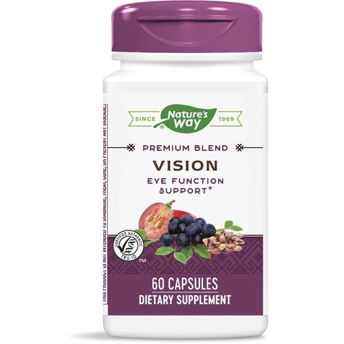 Nature's Way Vision 448 mg - 60 Cápsulas: Saúde Ocular Completa