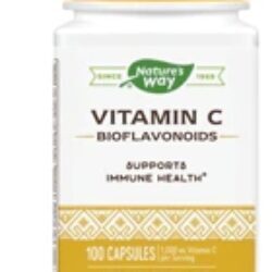 Nature's Way Vitamina C com Bioflavonoides - 1000mg - 100 Cápsulas | Imunidade e Vitalidade