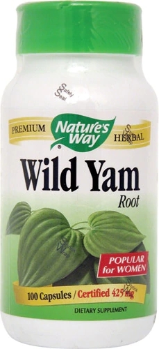 Nature's Way Raiz de Wild Yam 425mg - 100 Cápsulas: Saúde e Bem-Estar Natural