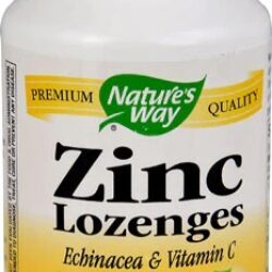 Nature's Way Pastilhas de Zinco Sabor Frutas Silvestres - 60 Pastilhas - Imunidade e Bem-Estar