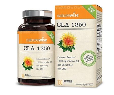 Naturewise CLA 1250 -- 1000 mg - 180 Softgels