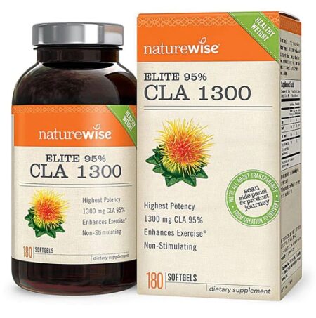 Naturewise CLA 1300 Elite 95% -- 1300 mg - 180 Softgels