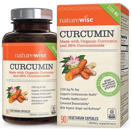 Naturewise Curcumin -- 90 Vegetarian Capsules