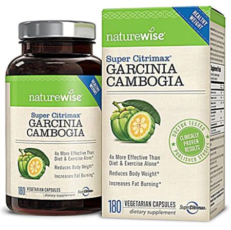 Naturewise Super Citrimax® Garcinia Cambogia -- 180 Vegetarian Capsules