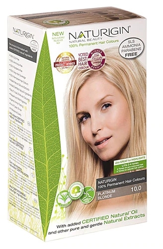 Tinta Permanente Naturigin Platinum Blonde 10.0 - 105ml - Cor Radiante e Saudável