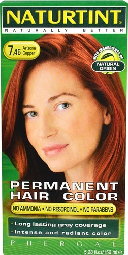 Naturtint Tintura Permanente 7.46 Cobre Arizona 156ml - Coloração Natural e Saudável