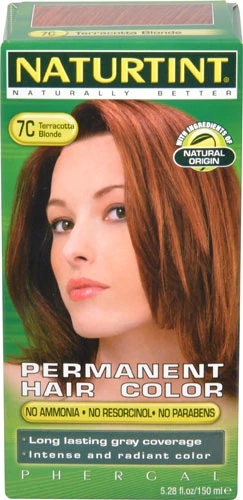 Tinta Permanente Naturtint 7C Loiro Terracota - 164ml - Coloração Natural e Saudável