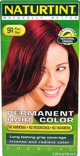 Naturtint Tintura Permanente 9R Fogo Vermelho 153ml - Coloração Vibrante e Saudável