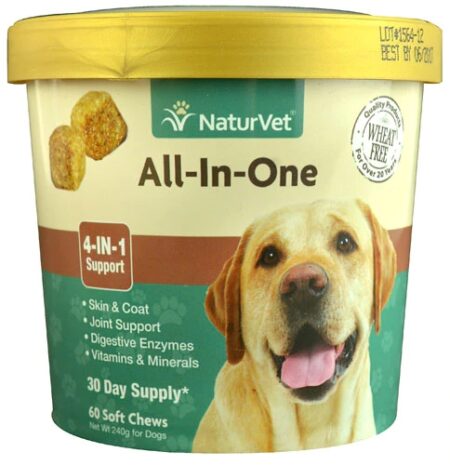 NaturVet All-In-One Soft Chews -- 60 Soft Chews