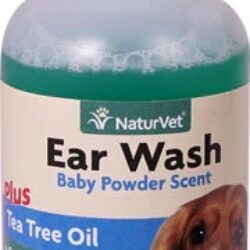 NaturVet Higienizador Ocular com Óleo de Melaleuca - 237ml (8 fl oz) para Cães e Gatos