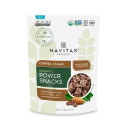 Navitas Organics Power Snacks Café Cacau 454g - Energia Orgânica Natural