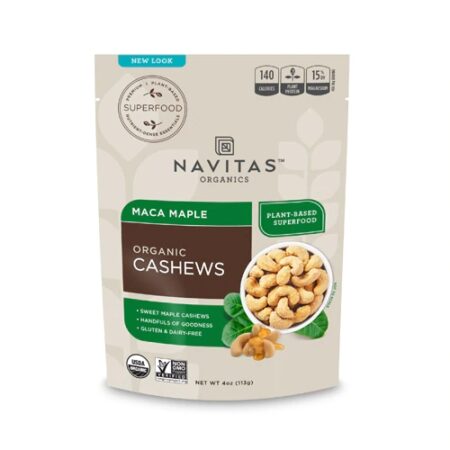 Navitas Organics Superfood Plus Cashews Maca Maple -- 4 oz