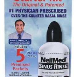 NeilMed Sinus Rinse™ Kit Inicial - Solução Salina para Higiene Nasal 1 Kit