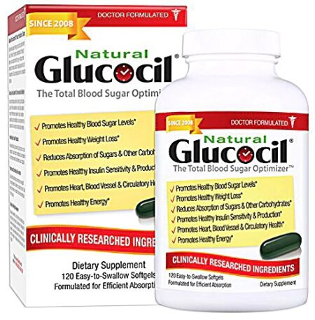 Neuliven Health Natural Glucocil Total Blood Sugar Optimizer -- 120 Softgels