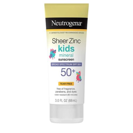 Neutrogena Sheer Zinc Kids Mineral Sunscreen SPF 50 -- 3 oz