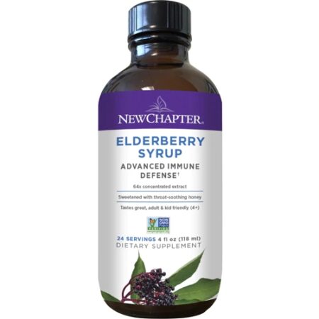 New Chapter Elderberry Syrup Advanced Immune Defense -- 24 Servings