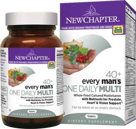 New Chapter Every Man™'s One Daily Multi 40+ -- 48 Vegetarian Tablets