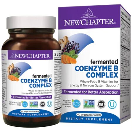 New Chapter Fermented CoEnzyme B Complex -- 60 Vegetarian Tablets