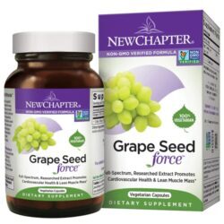 New Chapter Grape Seed Force™ - Extrato de Semente de Uva, 30 Cápsulas Vegetarianas