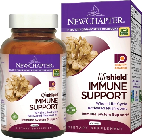 New Chapter Lifeshield™ Immune Support - 120 Cápsulas: Potencialize Sua Imunidade Naturalmente