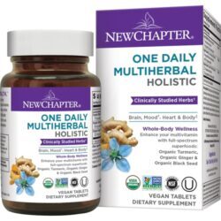 New Chapter One Daily Multi-Herbal Holístico Vegano - 30 Comprimidos