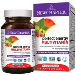 New Chapter Perfect Energy Multivitamínico Vegetariano 96 Comprimidos - Energia e Vitalidade Diária