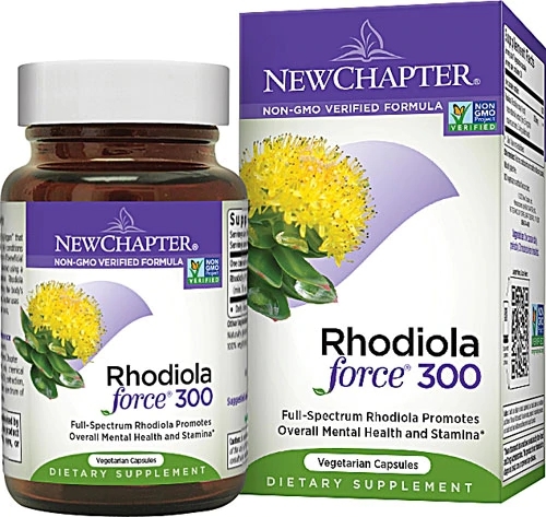 New Chapter Rhodiola Force 300 mg - 30 Cápsulas Vegetarianas: Energia e Bem-Estar Natural