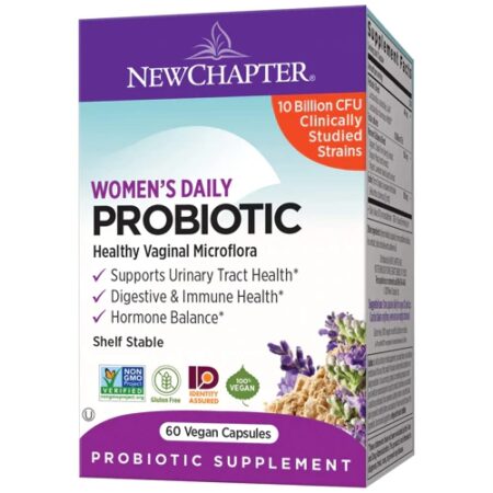 New Chapter Women's Daily Probiotic -- 60 Vegan Capsules