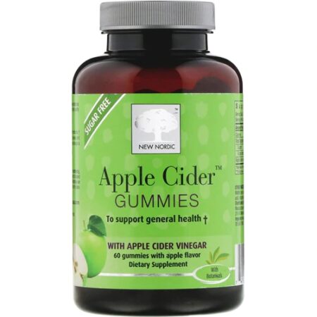 New Nordic Apple Cider Gummies Apple -- 60 Gummies