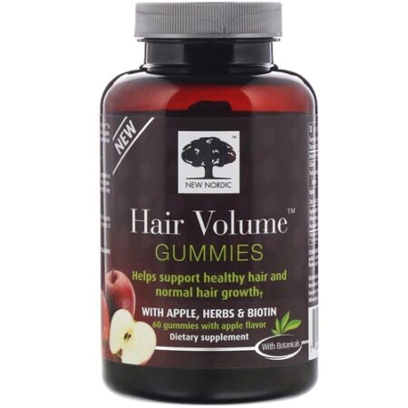 New Nordic Hair Volume Gummies Apple -- 60 Gummies