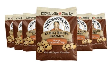 Newman's Own Family Recipe Cookies Orange Chocolate Chip -- 7 oz Each / Pack of 6