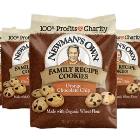 Biscoitos Newman’s Own Receita de Família Laranja com Gotas de Chocolate – 198g Cada, Pacote com 6, Promoção Online — foto 1 Biscoitos Newman’s Own Receita de Família Laranja com Gotas de Chocolate – 198g Cada, Pacote com 6, Promoção Online — foto 1