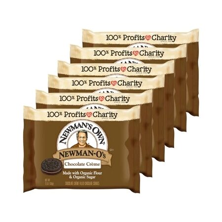 Newman’s Own Newman O’s Biscoitos Creme de Chocolate 369g – Pacote com 6 – Oferta Exclusiva — foto 1
